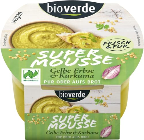 Super Mousse Gelbe Erbse & Kurkuma NATURLAND von Bioverde