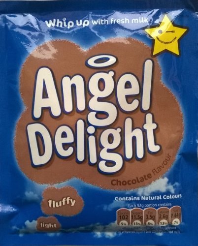 Birds Angel Delight Chocolate Flavour 18 x 59gm sachet von Birds