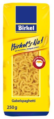 Birkel Birkel's No.1 Gabelspaghetti, 18er Pack (18 x 250 g Beutel) von Birkel