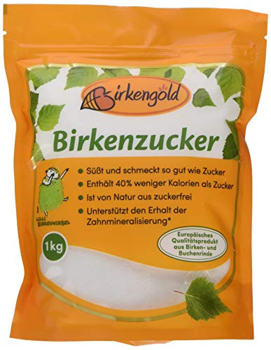 Birkengold Birkenzucker Xylit aus Europa, 6er Pack (6 x 1000 g) von Birkengold