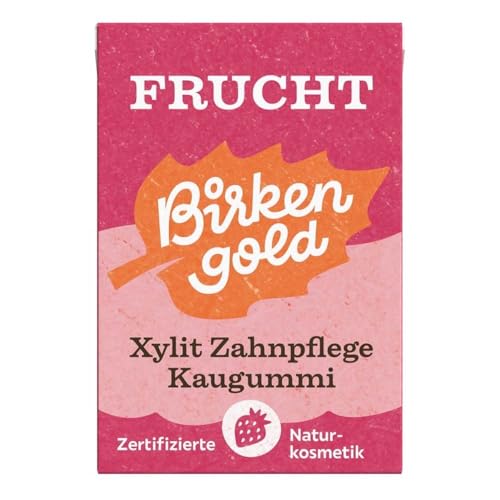 Birkengold Xylit Zahnpflege Kaugummi, Frucht, 28g (1) von Birkengold