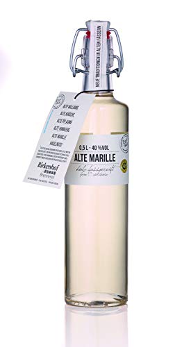 BIRKENHOF Brennerei | Alte Marille - feine holzfassgereifte Spirituose | (1 x 0,5l ) - 40 % vol. von Birkenhof Brennerei