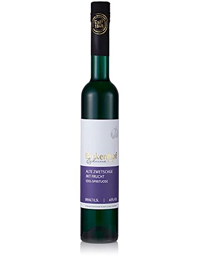 BIRKENHOF Brennerei | Alte Zwetschge mit Frucht | (1 x 0,5l ) - 40 % vol. von Birkenhof Brennerei