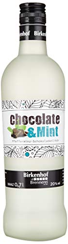 BIRKENHOF Brennerei | Chocolate & Mint - Pfefferminz-Schokoladenlikör | (1 x 0,7l ) - 20 % vol. von Birkenhof Brennerei