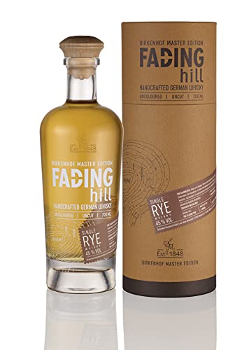 BIRKENHOF Brennerei | Fading Hill Single Rye classic Whisky | (1 x 0,7l ) - 46 % vol. von Birkenhof Brennerei