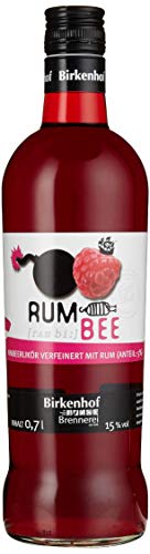 BIRKENHOF Brennerei | Rum-Bee - Himbeerlikör mit Rum | (1 x 0,7l ) - 15 % vol. von Birkenhof Brennerei