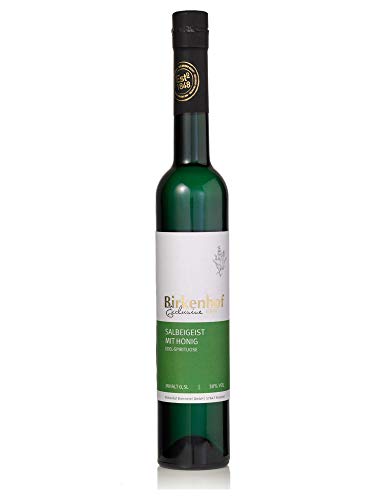 BIRKENHOF Brennerei | Salbeigeist mit Honig | (1 x 0,5l ) - 38 % vol. von Birkenhof Brennerei