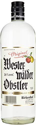 BIRKENHOF Brennerei | Westerwälder Obstler | (1 x 1l ) - 38 % vol. von Birkenhof Brennerei