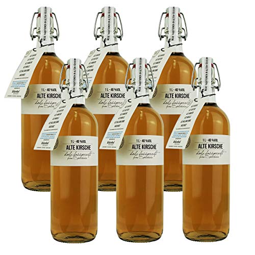 29,83 €/l Birkenhof Alte Kirsche 6 x 1,0 Liter in Bügelflasche von Birkenhof