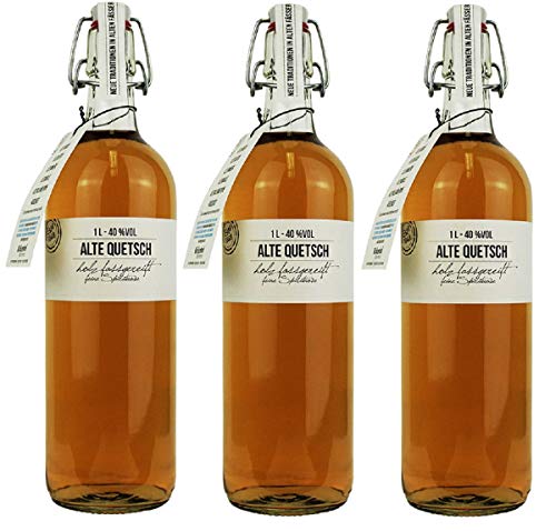 31,66€/l Birkenhof Alte Quetsch 3 x 1,0 Liter in Bügelflasche von Birkenhof