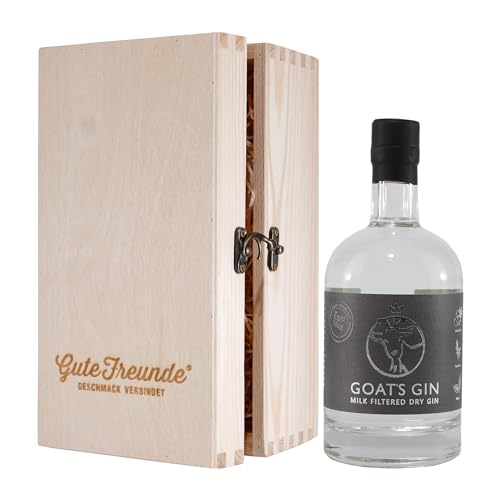 Birkenhof Goat´s Dry Gin mit Geschenk-Holzkiste von Birkenhof