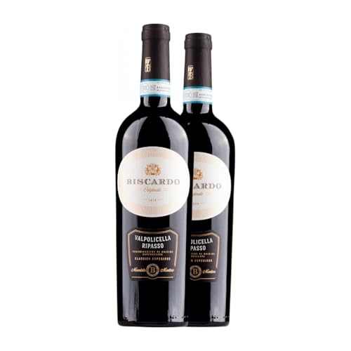 Biscardo. Superiore Valpolicella Ripasso 75 cl Rotwein (Karton mit 2 Flaschen von 75 cl) von Biscardo