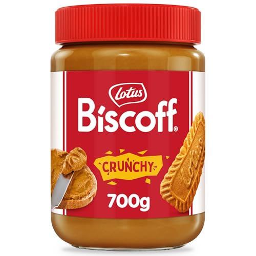 Lotus Biscoff | Süßer Brotaufstrich | Knusprig | Karamellisierter Keksgeschmack | Vegan | Nussfrei | Kein Zusatz von Aromen oder Farbstoffen | PET Glas | 700g von Biscoff