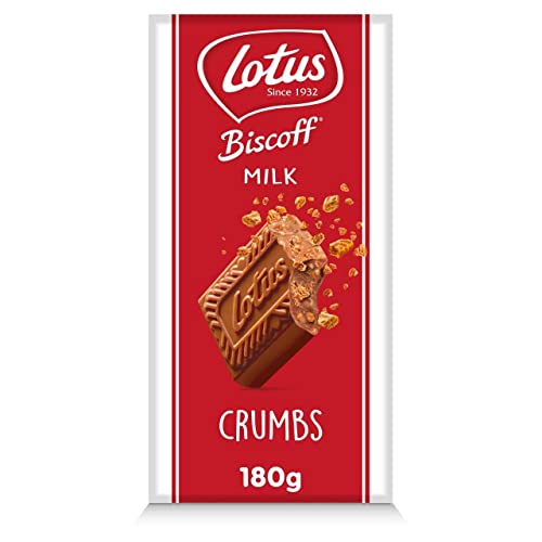 Lotus Speculous Milchschokolade Original Speculous Lotus-Schokolade Geschenkriegel mit Stücken von Lotus-Keksen, 180 g von Biscoff