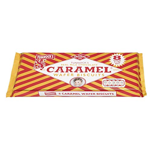 Tunnock's Caramel Milk Chocolate Wafer -30g bar [pack of 4] by Tunnock von Biscuits