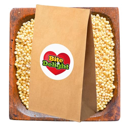 Bite & Delight 10kg Hirse ohne Zusätze Millet Hirsegrütze ohne Verunreinigungen Reine Ganzes Korn Ohne Bitterkeit Vegan Vielseitigen von Bite & Delight