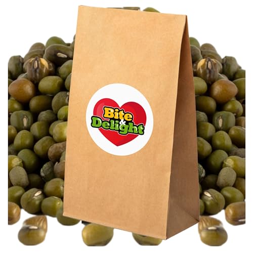 Bite & Delight 10kg Mungbohnen Eiweißreiche Mung Bohnen Rein Staubfreie Bohnen für Sprossen Ohne Künstliche Zusätze Völlig Naturbelassen Keimfähig von Bite & Delight