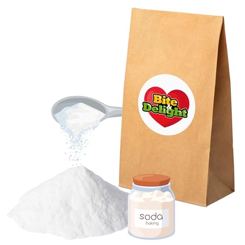 Bite & Delight Backnatron - Natron Pulver - Baking Soda & Backnatron - Deutsche Abfüllung - Lebensmittelqualität - Vielseitig für Backen & Haushalt - Backpulver Großpackung - 10 kg von Bite & Delight