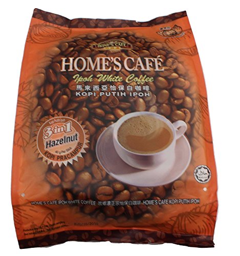 Home's Cafe Premix White Coffee (3 in 1) Malaysia Ipoh White Coffee Hazelnet von Bites of Asia