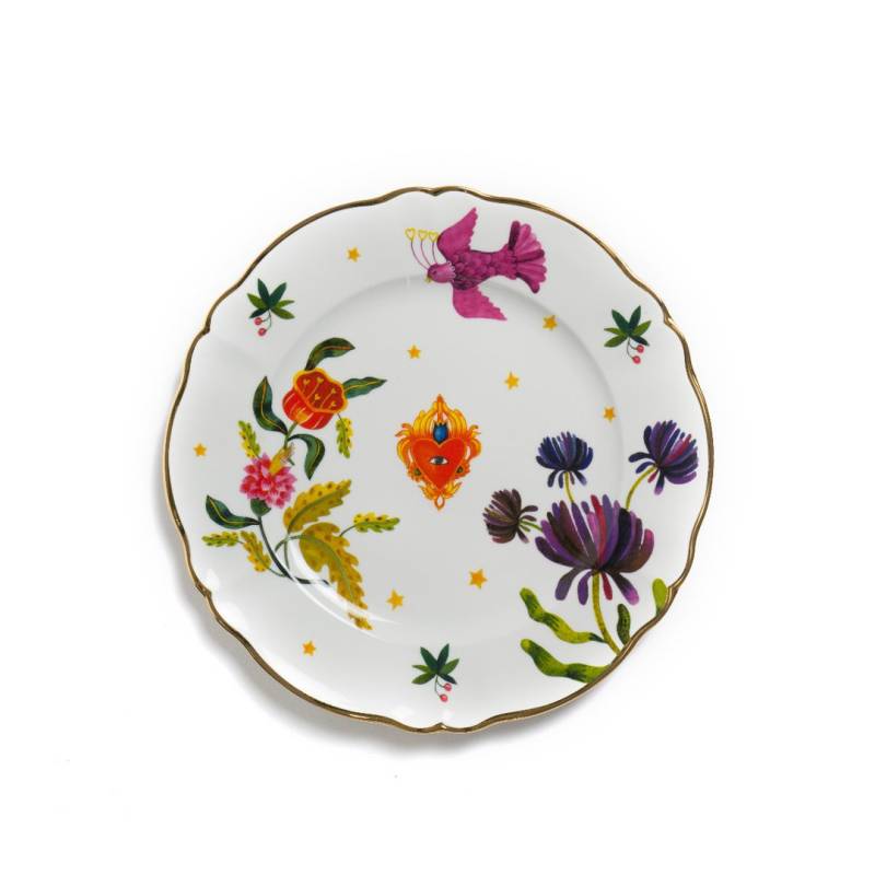 Platte Rund Floral Bitossi 32,5cm von Bitossi Ceramiche srl