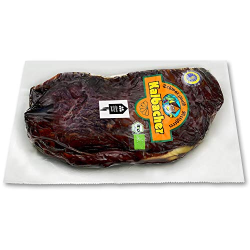 Schwarzwälder BIO Schinken - 2,2 kg - 1/2 St vakuumiert mit Schwarte - Traditionell geräuchert - Exklusiver Geschmack von Black Forest Goods