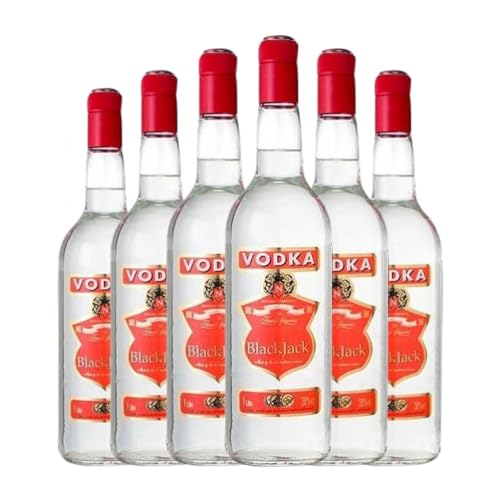 Wodka Black Jack 1 L (Karton mit 6 Flaschen von 1 L) von Black Jack