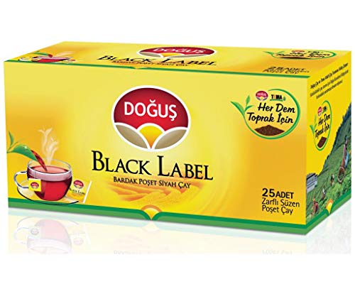 Dogus Black Label 25 Beutel - Beuteltee - Türkischer Schwarztee von Doğuş