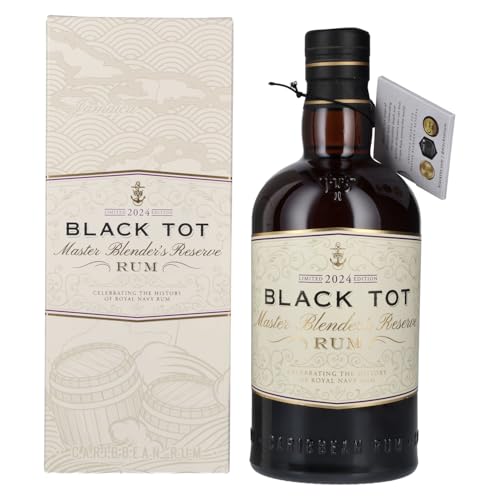 Black Tot Master Blender's Reserve Rum Limited Edition 2024 54,5% Vol. 0,7l in Geschenkbox von Black Tot Rum