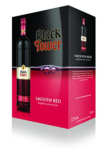 4x BLACK TOWER SMOOTH RED BAG IN BOX 3L von Black Tower