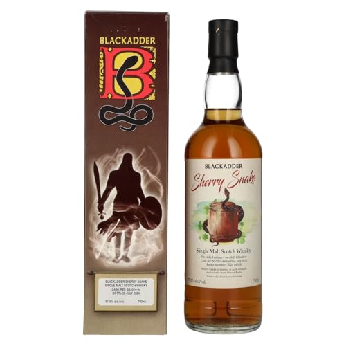 Blackadder SHERRY SNAKE Single Malt Scotch Whisky 57,3% Vol. 0,7l in Geschenkbox von Blackadder