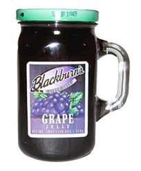 Blackburn's Preserving & Jellys wiederverwendbare Glasbecher mit Griff, 570 ml, 3 Stück von Blackburn's