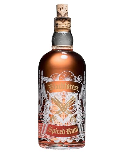 Brennerei Wild, Blackforest Wild Spiced Rum, Hochwertiger & Milder Premium Rum, 42% Vol., Vanille-Karamell Note, Made in Germany, 6 Jahre Reifung von Brennerei Wild