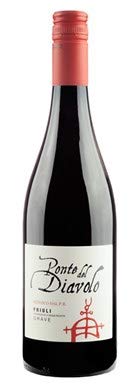 Ponte del Diavolo, Refosco dal Peduncolo Rosso, ROTWEIN (case of 6x75cl) Italien/Friuli (2019) von Blank Canvas