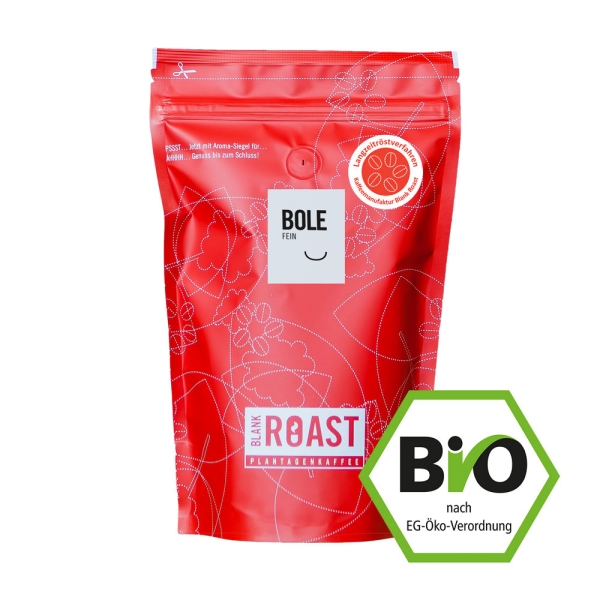 "Bole Bio" Cafe Creme 1.000g ganze Bohne von Blank Roast Manufaktur