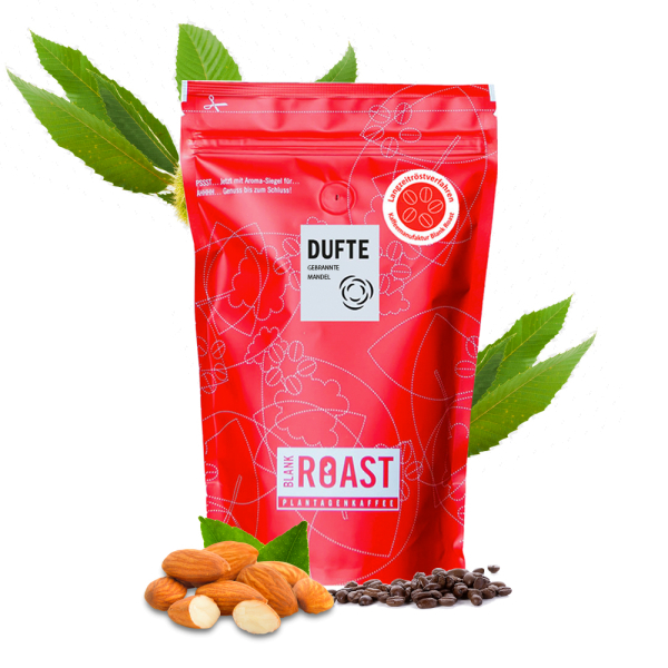 "Dufte gebrannte Mandel Kaffee" Cafe Creme von Blank Roast Manufaktur