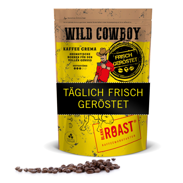 EU Wild Cowboy Kaffee Crema von Blank Roast Manufaktur