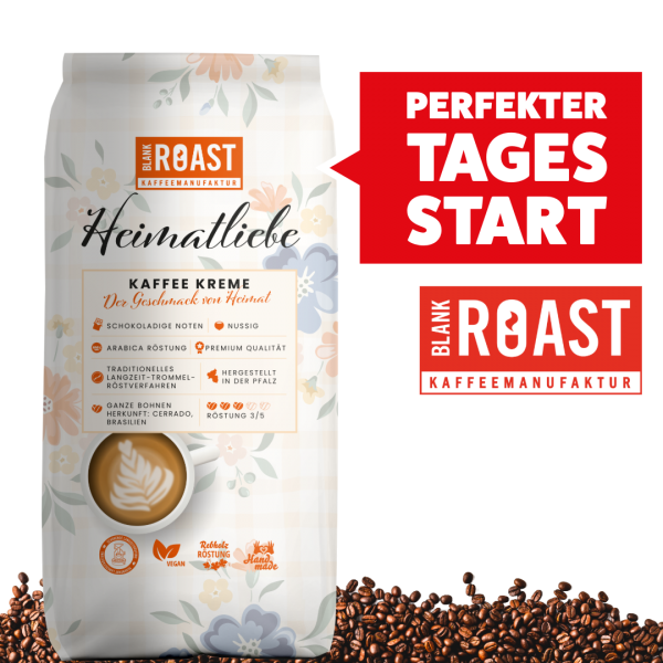 Heimatliebe Kaffee Kreme von Blank Roast Manufaktur