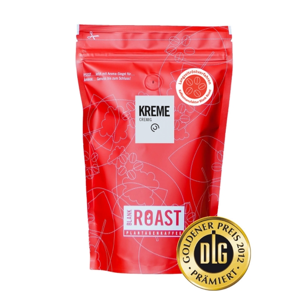 "Kreme" Cafe Creme Arabica 1.000g ganze Bohne von Blank Roast Manufaktur