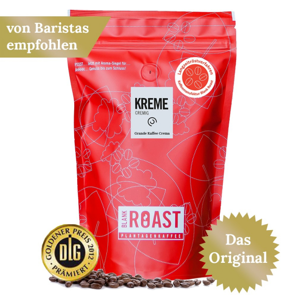 '''Kreme'' Cafe Creme Arabica im Spar Abo' BLANK ROAST von Blank Roast Manufaktur