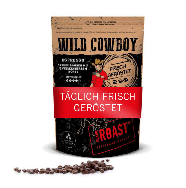 Wild Cowboy Kaffee Espresso von Blank Roast Manufaktur