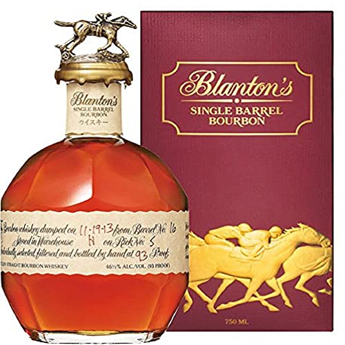 Blanton's Bourbon Single Barrel Bourbon Red Label 46, 5% Vol. 0, 75l in Geschenkbox von 宝酒造