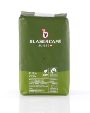 Blasercafè Pura Vida - Bio&Fairtrade 250g Espresso Bohnen CH-BIO-006 von Blasercafé