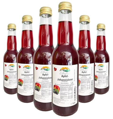 BLEICHHOF® Apfel-Johannisbeer - Direktsaft, vegan (6x0,3l) von Bleichhof