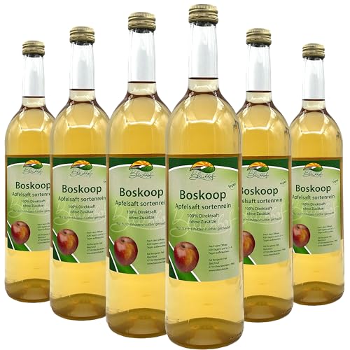 BLEICHHOF® Apfelsaft Boskoop - Direktsaft, sortenrein, vegan (6x0,72l) von Bleichhof