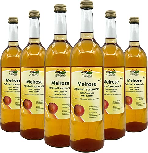 BLEICHHOF® Apfelsaft Melrose - Direktsaft, sortenrein, vegan (6x0,72l) von Bleichhof