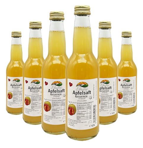BLEICHHOF® Apfelsaft naturtrüb - Direktsaft, vegan (6x0,3l) von Bleichhof