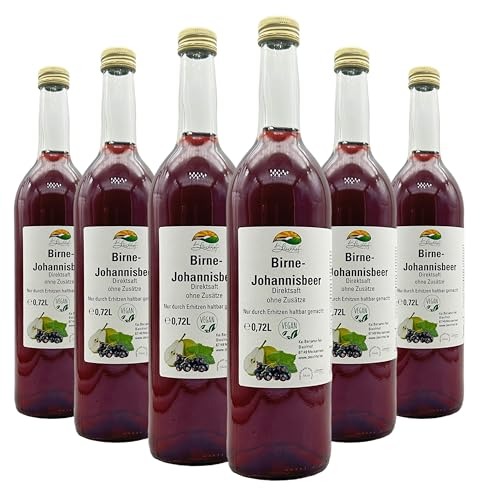 BLEICHHOF® Birne-Johannisbeer - Direktsaft, vegan (6x0,72l) von Bleichhof