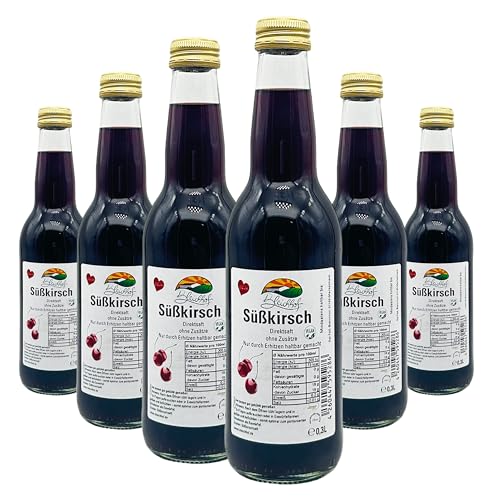 BLEICHHOF® Süßkirschsaft - Direktsaft, vegan (6x0,3l) von Bleichhof