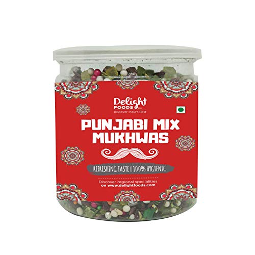 Delight Foods Traditional Mukhwas - Premium Qualität - Hygienisch verpackt (Punjabi Mix - 300g)_Verpackung kann variieren von Blessfull Healing