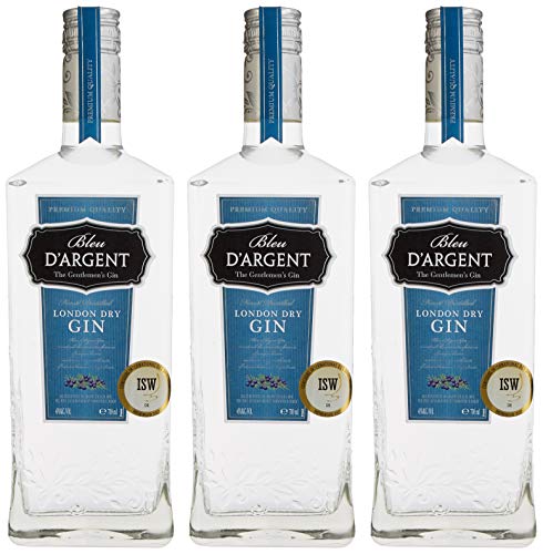 Bleu D'Argent London Dry Gin (3 x 0.7 l) von Bleu D'Argent